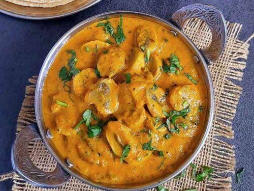 Mushroom Butter Masala Full