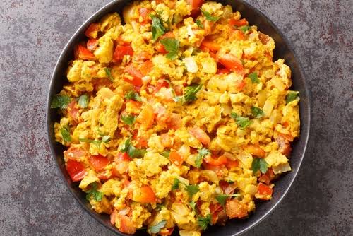Omlet Egg Bhujia Full