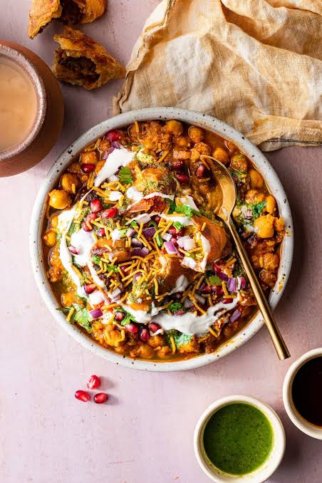 Samosa Chaat Full