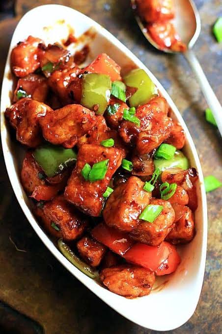 Paneer Chilli Dry (Half)
